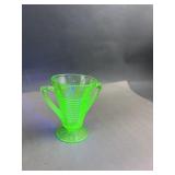 Uranium Glass Divided Plates & More