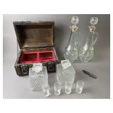 Vintage Decanter Box & More