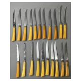 Butterscotch Bakelite Handled Knives & More