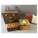 Vintage Jewelry & Storage Boxes
