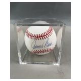 Signed Johnny Bench Baseball