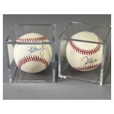 Steve Avery & Tom Glavine Signed Baseballs