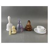Boyds, Hobnail Fenton Milk Glass & More