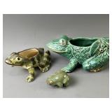 1930s & 1950s McCoy Frog Planters & More
