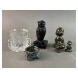 Degenhart Owl, Debbie Duck, & More Art Glass
