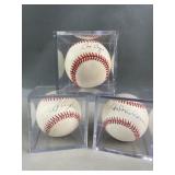 Hal Newhouser Milt Cuyler &Travis Fryman Signed BB