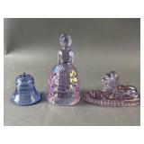 Violet Glass Oscar Lion Summit Art Glass & More