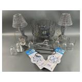 Metal Wire & Glass Decor Pieces