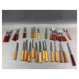 Variety Bakelite Handled Flatware