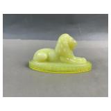 Uranium Yellow Summit Art Glass Oscar The Lion