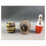 Quirky Vintage Banks With Spare Change