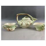 Vintage McCoy Pottery Pine Cone Tea Set
