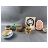 Southwest Pottery Mini Vases, Salt Lamp & More