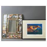 Signed See Spot Run Kent Rogerï¿½s Print & Mirror