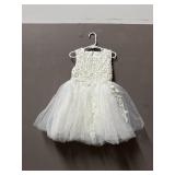 Flower Girl Tulle & Faux Pearl Toddler Dress