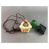 Uranium Glass Cigarette Lighter & More