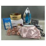 Joy Jolt Wine Glasses, Button Tin & More