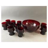 Anchor Hocking Ruby Red Glasses & More