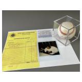 Signed Reggie Jackson Baseball With Hologram