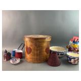 Patriotic Wooden Box, Glass Paperweight, & More