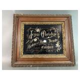 German Hebrews 13:8 Jesus Christ Wall Art