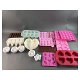 Quirky Lot of Silicone Baking Molds