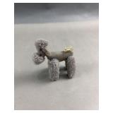 Steiff? Wool Grey Vintage Poodle Plush
