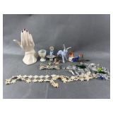 Vtg Chandier Crystals, Porcelains Figures & More