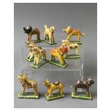 Hand Painted Wood Miniature Animals