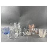 Flower Frog, Fire King & More Glass