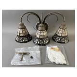 Vintage Tiffany Style Light Fixture