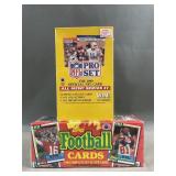 Topps & Pro Set 1990 Football Cards