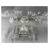 Manganese Glass Inkwell & More