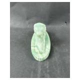 Uranium Oscar Slag Glass Paper Weight