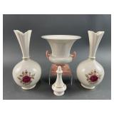 Lenox Mini Rose Vases, Urn & More