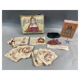 War Ration Wallet & Antique Items