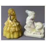 Cadmium Glass Boyd Horse & Lady