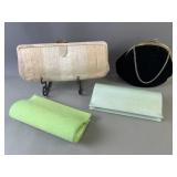 Vintage Velvet Silk & Linen Purses