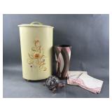 MCM Clothes Hamper/Trash, Ceramic Turtle & More