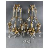 Hollywood Regenay Gold & Crystal Wall Sconce