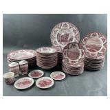 Vtg Johnson Bros Old Britain Castles Diningware