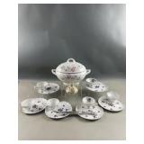 Bavarian Soup Tureen & Vtg Porcelain Pieces