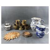 Speckled Stoneware Mugs, MCM Trivets & More