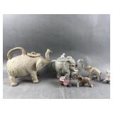 Elephant Stone ware, Teapot & More
