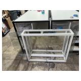 Mirrored Back Sliding Glass Display Cabinet