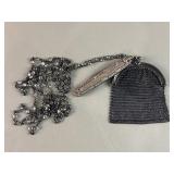 French Mini Chain Mail Purse & German Pocket Knife