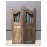 Vintage Swinging Saloon Doors