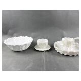 Indiana Wild Rose Milk Glass Bowl, & More