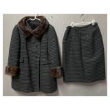 Vintage Coat & Skirt Set