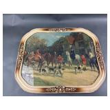 Antique Framed English Fox Hunting Lithograph